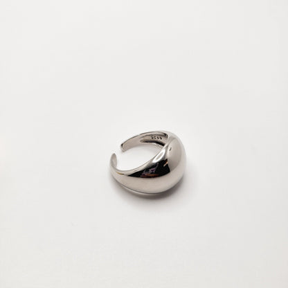 Babe circular ring in Silver
