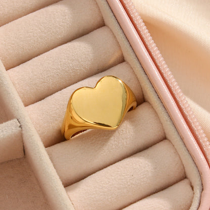 Lovey heart ring