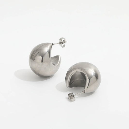 Luna earrings in silver